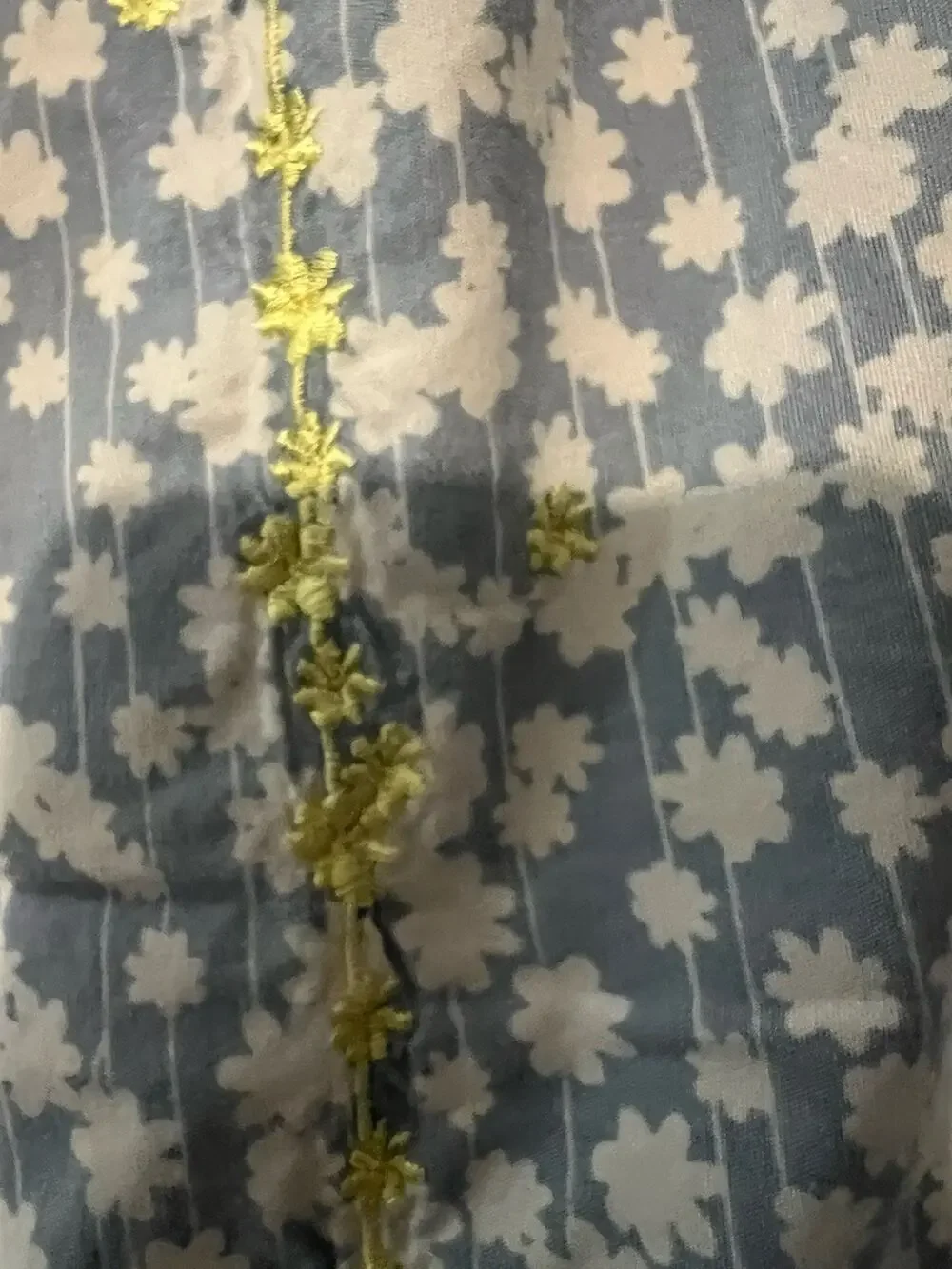 Macy’s Style Co home Twin Duvet cover embroidered flowers Floral French Country